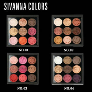 Sivanna colors  Velvet Eyeshadow Kit HF4001