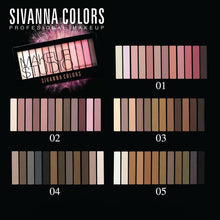 Load image into Gallery viewer, Sivanna Colors Makeup Studio Deluxe Eyeshadow Kit HF202