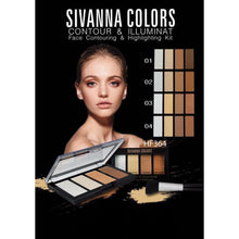 Load image into Gallery viewer, Sivanna Colors Contour &amp; Illuminat Palette HF364