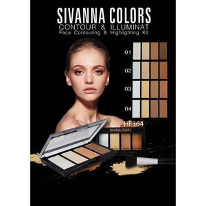 Sivanna Colors Contour & Illuminat Palette HF364