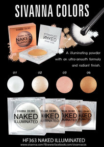 Sivanna Colors Naked Illuminating Brick Best for Highlighting HF363