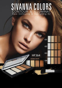 Sivanna Colors Contour & Illuminat Palette HF364