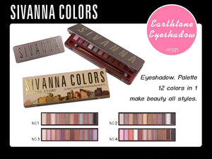 Sivanna colors Classic earthstone eyeshadow palette HF621