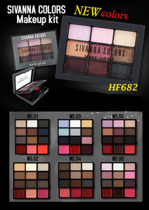 A Sivanna colors Exalted Velvet Eye shadow & Lip kit Maximum pigmentation