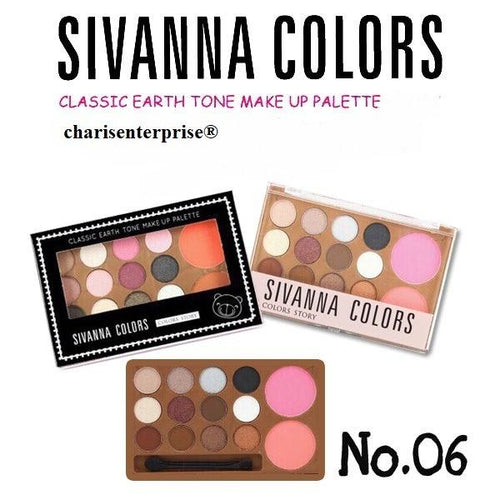 Sivanna Colors 12 Eyeshadow 2 Blusher kit (6)