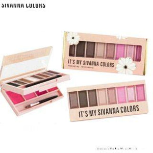 Sivanna colors 8 Eyeshadow 2 Blusher 4 Lipkit